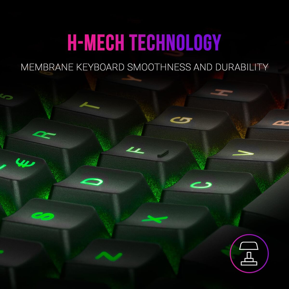 Keyboard with Gaming Mouse Mars Gaming MCPXBES Black Spanish Qwerty