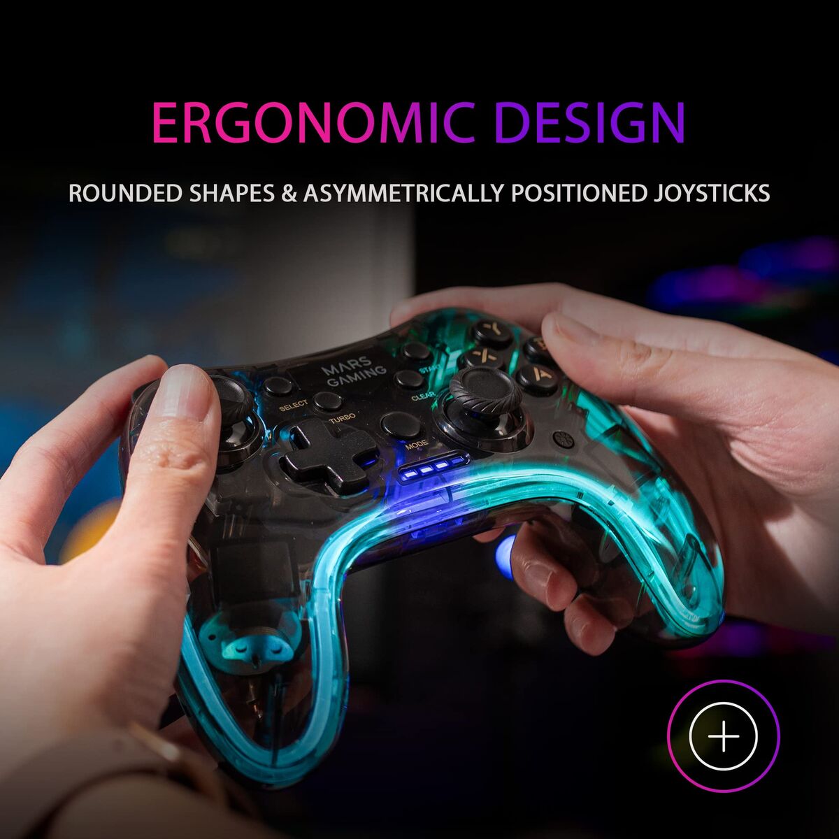 Wireless Gaming Controller Mars Gaming MGP24