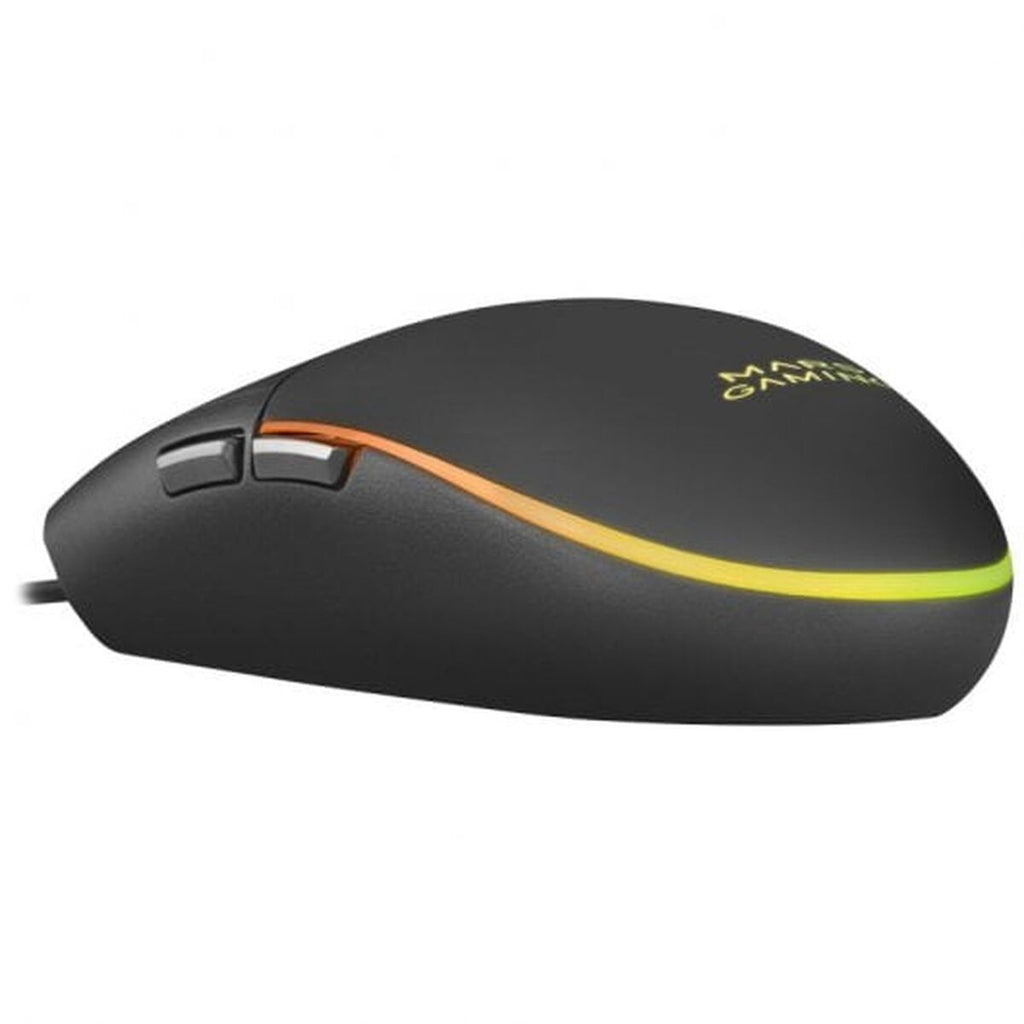 Keyboard and Mouse Mars Gaming MCPRGB3ES Black Multicolour Spanish Qwerty (4 Units)