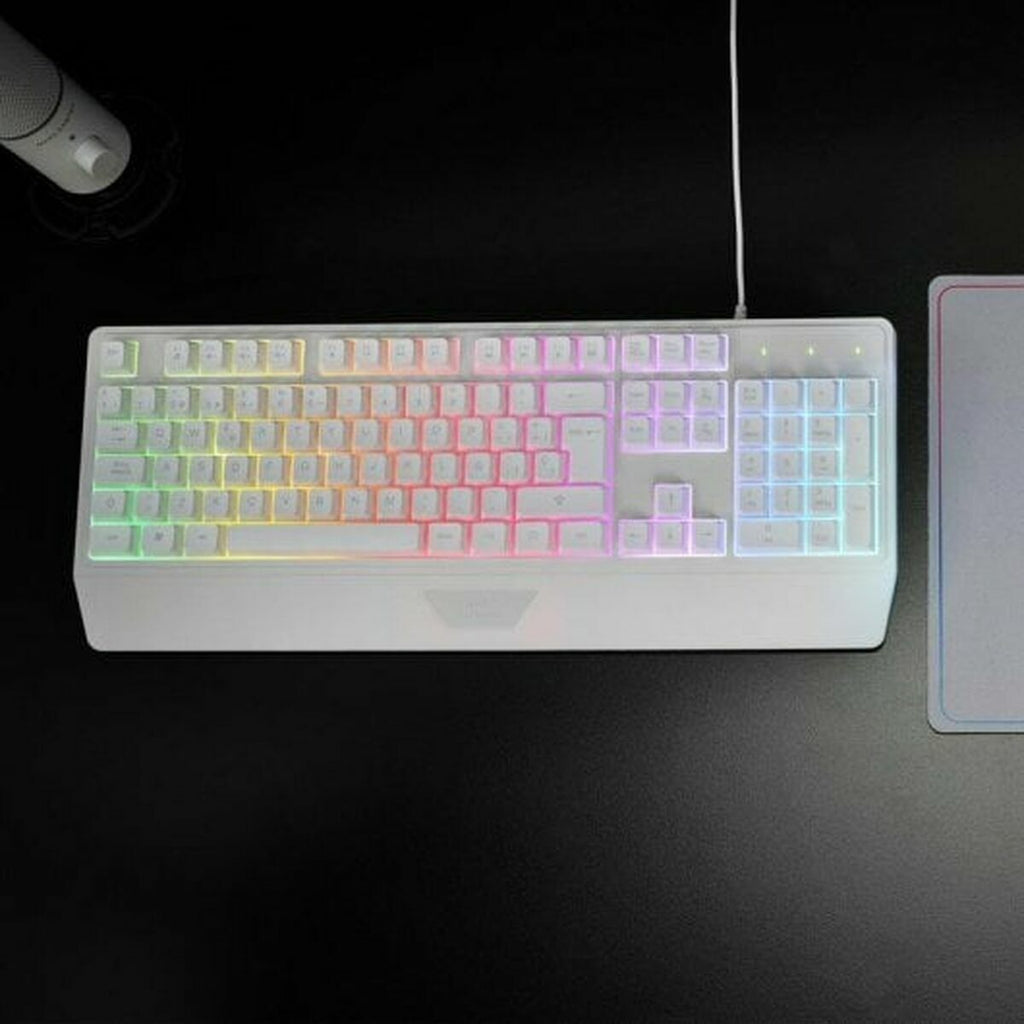 Gaming Mouse Mars Gaming MK124WES White Spanish Qwerty