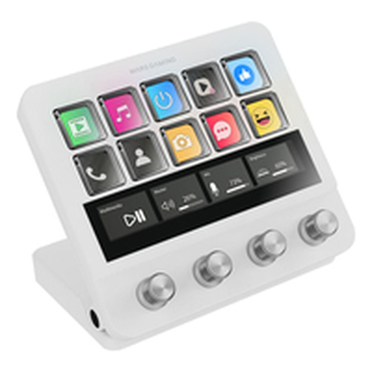 Keyboard Mars Gaming MSDPROW White