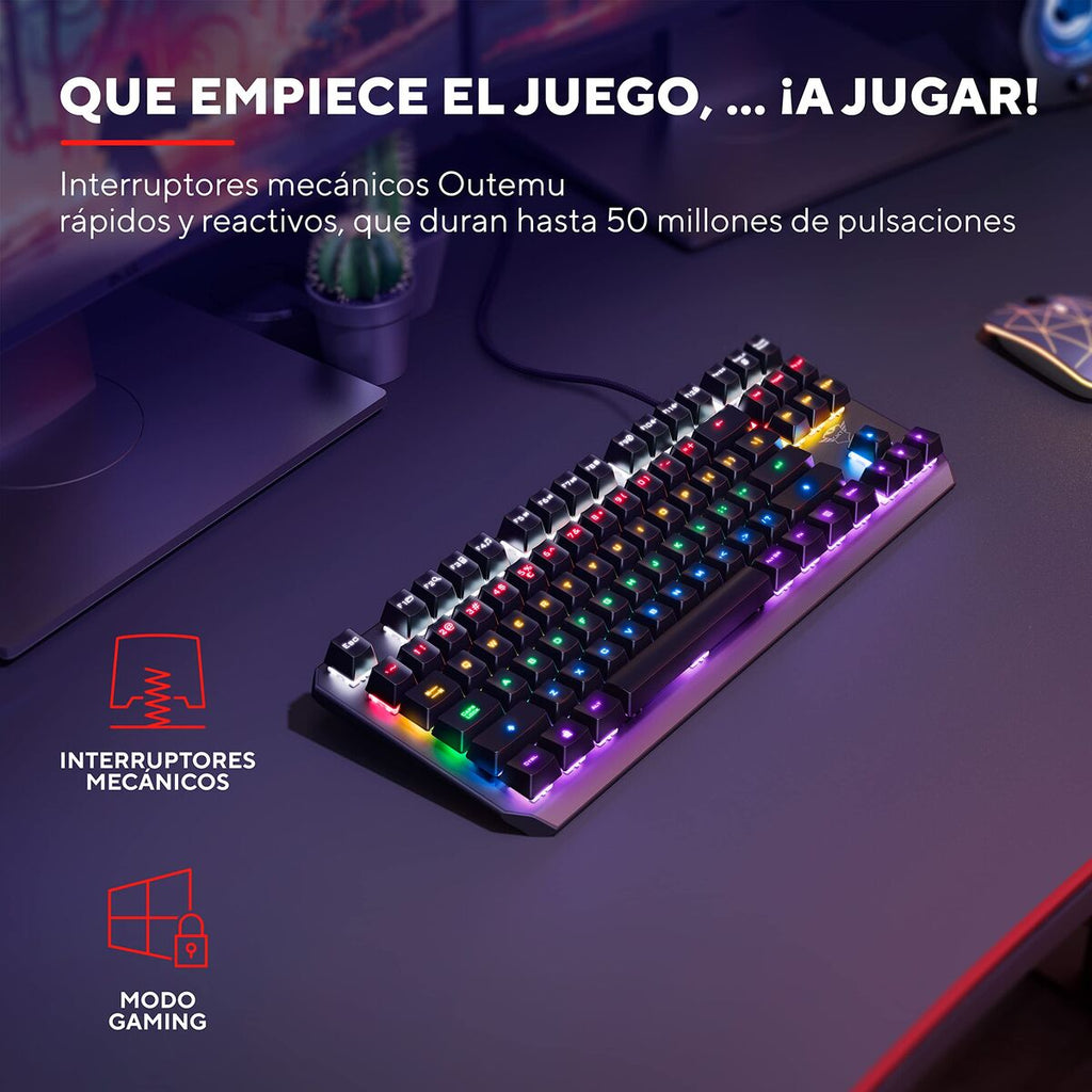Gaming Keyboard Trust 24407 GXT834 Black